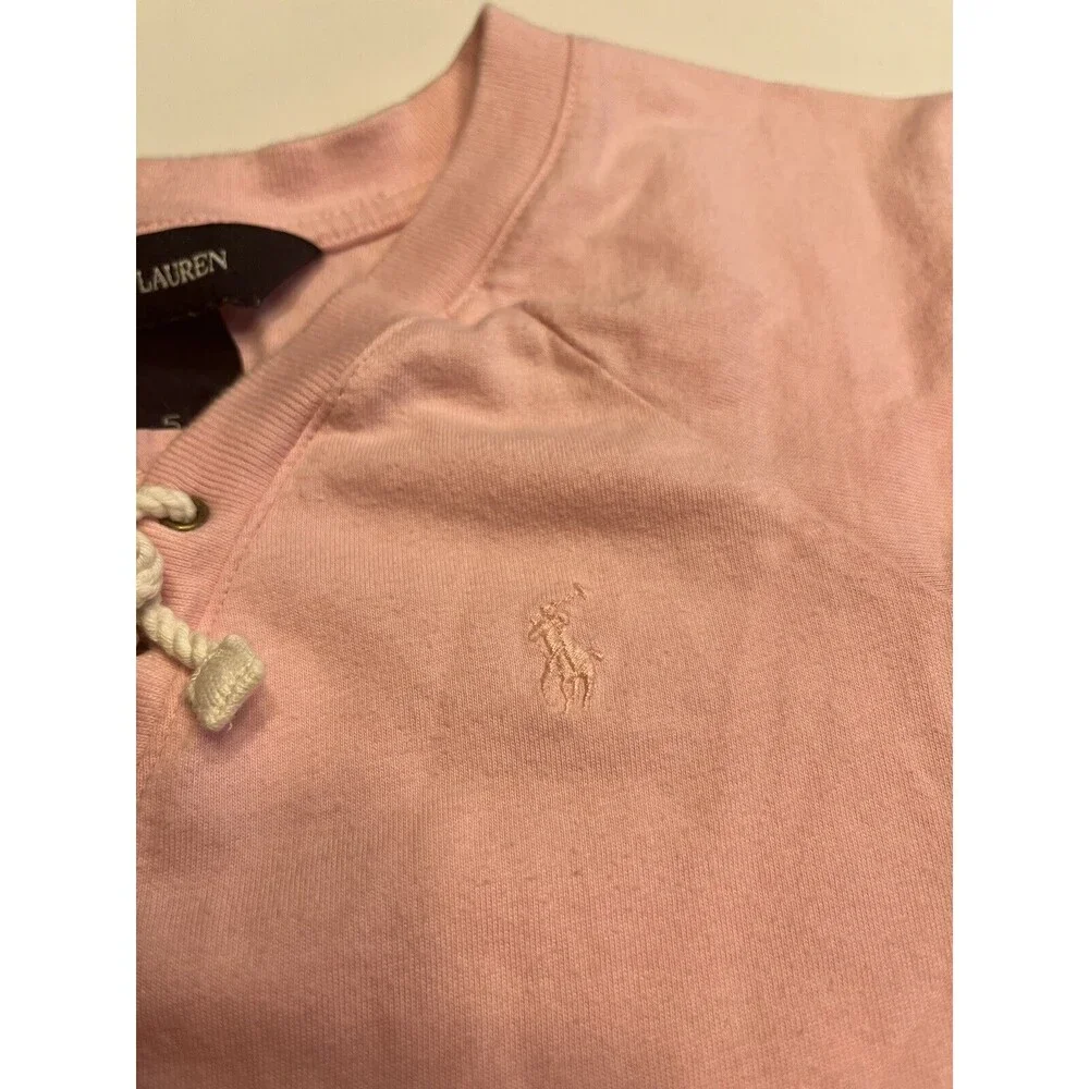 Ralph Lauren Pink Polo Style Dress Sz 5